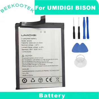 Novi Originalni Umidigi BISON Baterije 5000mAh Nadomestni Deli, Oprema Akumulatorji Za Umidigi BISON Mobilni Telefon
