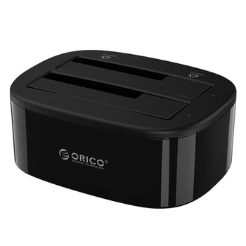 ORICO 6228US3 3.5 Inch Dvojno Ležišče USB 3.0, Da Sata Hdd Ssd Primeru, da Priklopno Postajo, Trdi Disk Orodje Brezplačno Duplicator 16TB Za PC(EU Plug