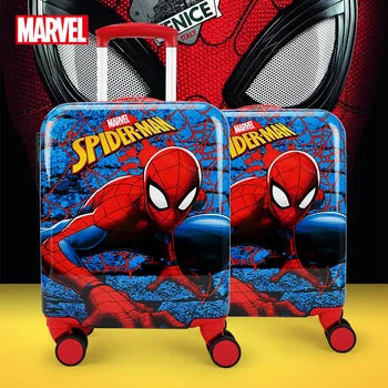 Original Disney Marvel Resnično Voziček 16 Palčni Universal Kolo Vkrcanje Potovalne Prtljage Spiderman Nosijo na letalo