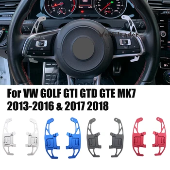 Par Avto Volan Veslo Shift Podaljša Menjalnika iz Aluminija Za VW GOLF GTI R GTD GTE MK7 7 Za POLO GTI Scirocco-2019