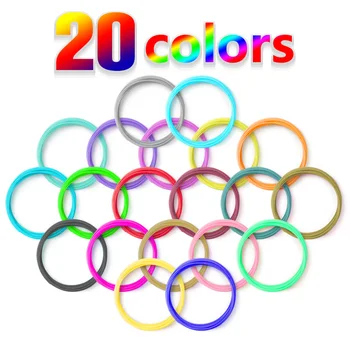 Pla 1.75 mm žarilno 20 svetle barve 3d tiskanih pero abs plastike 3d pero plastičnih 3d tiskalnik linijo 3d peresa žice in varstva Okolja