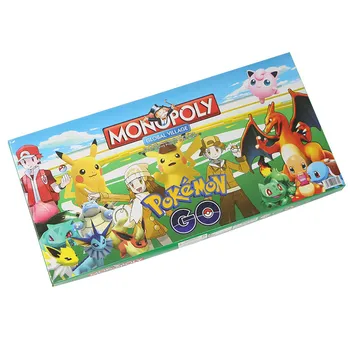 Pokemon Monopolna Stranka Odbor Kartica Igre, Igra Družabne Igre, Nepremičnine, Trgovanje Igra Igrače
