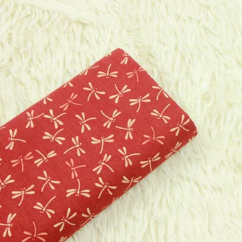 Pol dvorišče Japonski soft breeze dragonfly tiskanja tkanine, ročno DIY mozaik oblačilo šivanje tkanine, bombaž A809