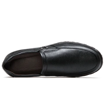 Pravega usnja čevlji moški Ročno oxford čevlji vrh kakovosti obleko, čevlji za moške stanovanj čevlje, modne čevlje za na prostem Zapatos Hombre