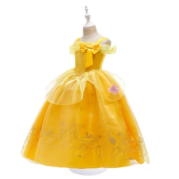 Princesa Obleko Dekleta, Cosplay Poletne Obleke Dekle je Sneg Obleko Baby Toddler Dekle oblačila Otroci Obleke Za Dekleta