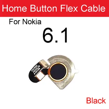 Prstnih Senzor Flex Trak Za Nokia X5 5 5.1 6 X 6 6.1 7 8 plus Nazaj Gumb Domov Vrnili Tipko Touch Senzor Flex Kabel Deli