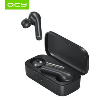 QCY T5Pro Hi-fi Smart Slušalke Dinamičen zvok Brezžično Polnjenje App Nadzor z Brezplačno primeru