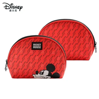 Resnično Disney Mickey Mouse Mamica Vrečko Kozmetični Shranjevanje Baby Nego Torba Ženske Kozmetične Vrečko Nastavite Denarnice Denarnica Dekleta Darilo