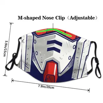 RX-78 Gundam Masko Proti Meglica Dustproof Non-Enkratno Velikan Robot Mecha Masko zaščitni Pokrov za Odrasle Respirator Usta Žarilna