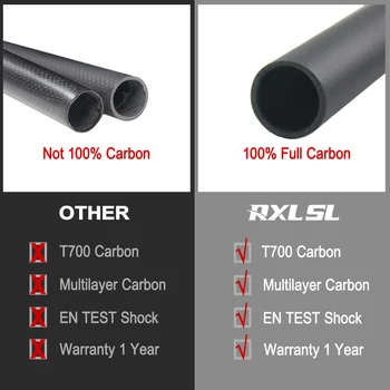 RXL SL 31.8 Carbon Krmilo Mtb Stanovanje/dvižni vod Bar 3K Mat Sivo Gorsko Kolo Ena Ročajev 640/660/680/700/720/740/760mm