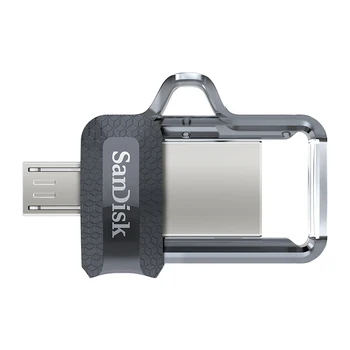 SanDisk USB Flash Disk Ultra Dual USB 3.0 Micro-USB OTG Disk 16GB 32GB 64GB 128GB Pen Drive Palico za Pametni Namizni Prenosni računalnik
