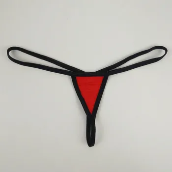 Seksi Mini Mikro Jermenov in G-strune za Ženske Bikini Tangas T Nazaj Nizko Pasu Glej Skozi Hlačke Hlačke Erotično spodnje Perilo, spodnje Perilo