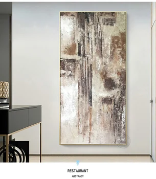 Slike, stenski dekor brown Strani platna oljnih slik abstraktne umetnine platno stensko sodobne platno slikarstvo za dnevno sobo