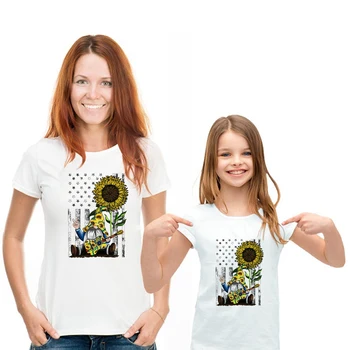 Smešno Mama Šef Baby Girl T Shirt LEOPARD LJUBEZENSKO Pismo Otroci Oblačila T-shirt Vsestranski Mama in Hči Obleko T Shirt Футболки