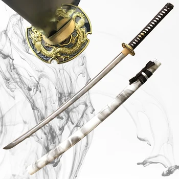 Smog Temo Samuraji Meč 1045 jekla rezilo ročno Zmaj Stražar Oster Rob, z Bo-hi meri obrti