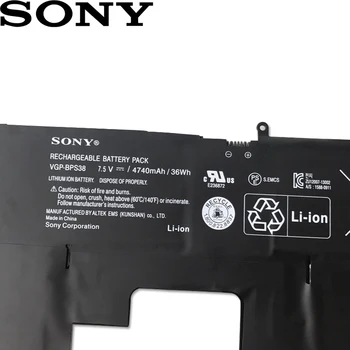 Sony Original VGP-BPS38 4740mAh Laptop Baterija Za Sony PRO11 PRO13 P132200C P11226SCBI P13227SC P13226SC SVP13218SC BPS38