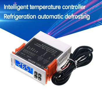 STC-8080A+ Hladilnik, Termostat Temperaturni Regulator za Hlajenje Avtomatsko Odmrzovanje Časovnik Inteligentni Eno Sondo