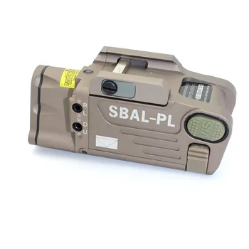 Taktično SBAL-PL rdeči laser + bela svetloba svetilka Pištolo pomaga s ciljem, pištolo pribor black/pesek
