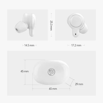 TFZ COCO Q1 Dinamičnega Voznika TWS Bluetooth 5.0 Apt-x V-ear Slušalke