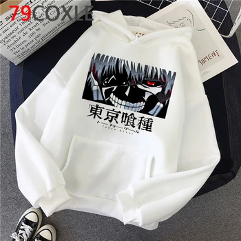 Tokio Ghoul hoodies moški grafiko, ki je natisnjena plus velikost harajuku moški zgornji del trenirke puloverju Ulzzang