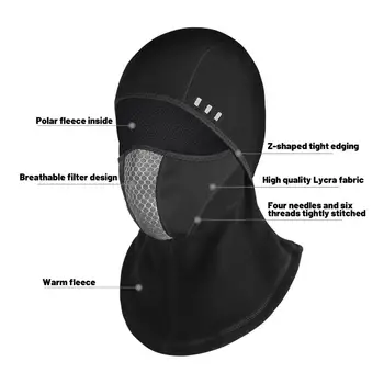 Toplotne Pozimi Masko Toplo Runo Smučarskih Pokrivala Šport Usposabljanje Pol Masko Vratu Toplejše Snowboard Masko Kolesarjenje MTB Kolo Klobuk