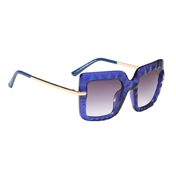 TTLIFE Moda Kvadratnih sončna Očala Ženske Prevelik Nagib Črno Modra sončna Očala Trend Moški Ženske blagovne Znamke Oblikovalec Odtenki UV400