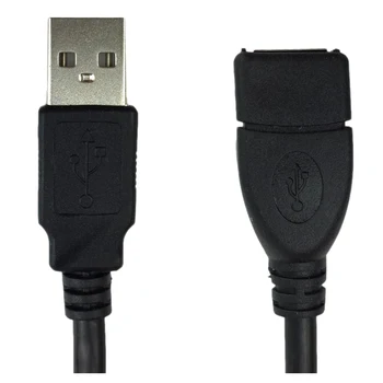 USB Podaljšek Podatkovni Kabel usb 2.0 A Moški na Ženski Dolg Kabel za Računalnik, 3 meter Črna