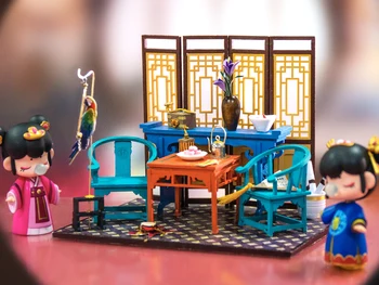 Učinek 3D DIY Hiša, Lesene Miniaturni Beautiful Butterfly za Otroke, Soba Lutke Slepo Polje Lutka Hiša Model Gradnjo Kompleti GiftSN