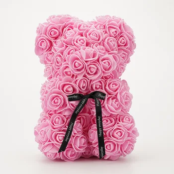 Valentinovo Darilo 25 cm Rose medvedek Z Polje Nosi S Cvetjem