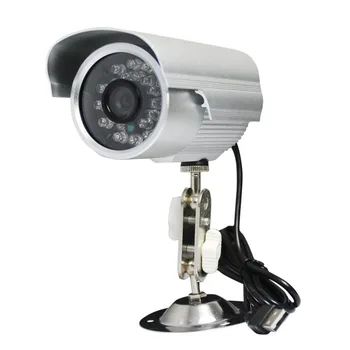 Varnost Nepremočljiva Zunanji USB Varnostne Kamere TF Kartice Z Night Vision Nadzor Bullet CCTV Kamere, Video Snemalnik