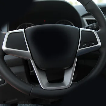 Vtear Za hyundai creta ix25 Dodatki Avto Volan gumbi trim Pokrov, okvir ABS Chrome notranje zadeve ornamenti 2018 2019
