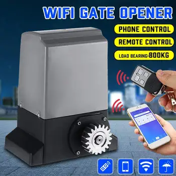 WIFI Smart Home Samodejno Drsna Vrata, Vrata Odpirač Motornih 800KG Težkih Električnih Naprav Mehanik Telefon app Remote Control