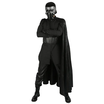 XCOSER Kylo Ren Cosplay Kostum Epizoda VIII Zadnjih Jedi Cosplay Obleke Črna noč Čarovnic Cosplay Kostum za Moške