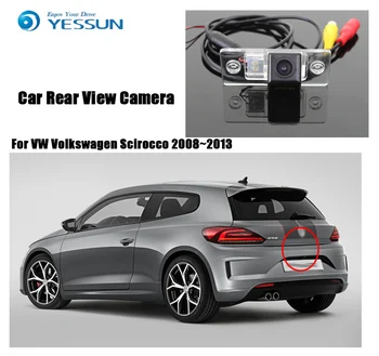 YESSUN Avto Pogled od Zadaj Kamero Vzvratno Kamero Za VW Volkswagen Scirocco 2008~2013 HD CCD+ Backup Parkiranje Kamera
