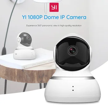 YI Dome Kamere, IP 1080P Wifi Brezžični Alarm za Povratni klic Home Security Nadzor Sistema 360 stopinjsko Pokritost Nočno Vizijo EU v Oblaku
