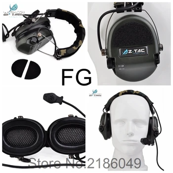 Z-Tac Taktično Slušalke Sordin Zmanjšanje Hrupa Streljanje Slušalke Midland PG Taktično Slušalke Za Walkie-talkie Softair Z111