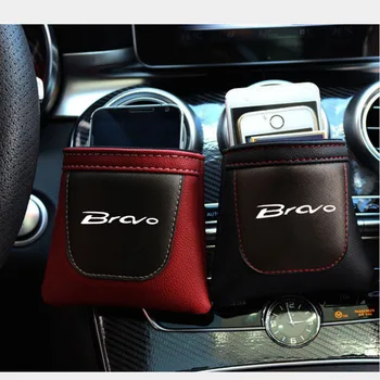 Za Fiat Bravo Avto Zraka Vent Pospravijo Urejeno Vrečko za Shranjevanje Posnetka na izstopu Zraka Telefon Vrečko