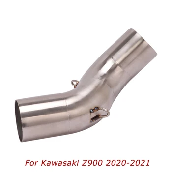 Za Kawasaki Z900 2020 2021 motornega kolesa, Izpušni Sredi Povezavo Poveži Cevi Zdrsne na 51mm Glušnika Rep Cev
