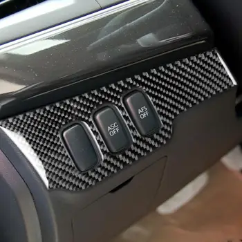 Za Mitsubishi Lancer GTS ES DE 2008-Ogljikovih Vlaken Šibki Svetlobi nadzor Nalepke Smerniki Preklopite Pokrov Trim Avto Dodatki