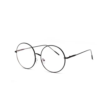 Zilead Prevelik Krog Očal Okvir Za Ženske&Moških Retro Kovinski Jasno, Strešna Stekla Optičnega Spektakel Očala Očala Unisex