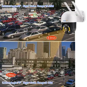 Zjuxin IP WiFi Kamera 2MP 1080P Brezžični PTZ Speed Dome CCTV IR Kamera Onvif Zunanji Varnostni Nadzor ipCam Camara zunanjost