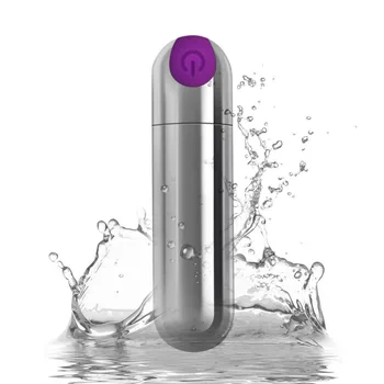 10 Hitro Vibrira Mini Bullet Oblika Vodoodporni Vibrator za G-spot Massager Močno Pretresite za ponovno Polnjenje USB Vibrator Seks Eksotičnih Igrača
