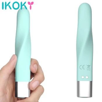 16 Hitrost Mini Bullet Vibratorji Za Ženske USB Prst Vibrador Dildo Sex Igrače Shop Klitoris Stimulator Vibrating Šminka Massager