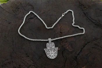 1pcs Hamsa Obesek,Joga Budizem neckalce Mandala cvet om jwelry Buda Aum simbol Zaščite in sreče simbol
