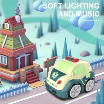 2.4 G Čarobno Risanka Inteligentni Senzor Električni RC Avto radio, daljinsko upravljanje Mini avtomobilov, Glasba Igrače za fante, otroci Božično Darilo