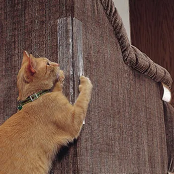 2 Kos Kat. št Igrača Kavč Pohištvo Zaščitno folijo Mačka in Pes Kavč Anti-scratch Film Hišne Potrebščine Mačka Praskanje Stražar Nalepka