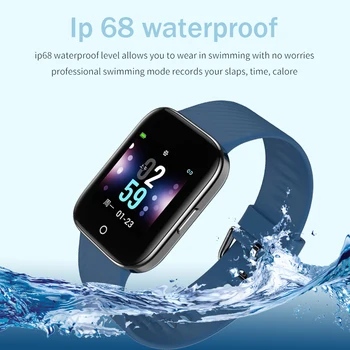 2019 Novi Barvni OLED pametno gledati moški ženske Za iPhone Srčni utrip, krvni tlak fitnes tracker IP68 vodotesen šport smartwatch