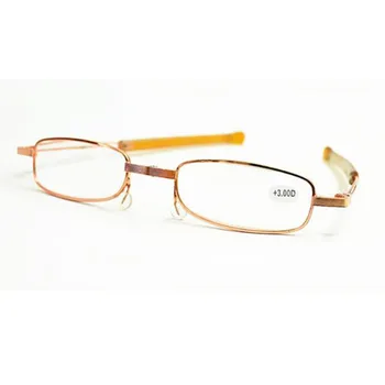 2019 ultra-lahki, zložljivi obravnavi očala za moške in ženske mini kovinski okvir branje ogledalo kovinskih očal polje