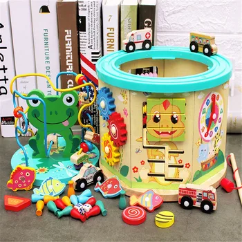 2020 Dejavnost Polje Beaded Labirint Multi-Funkcijo Izobraževalne Igrače za Otroke izobraževalne igrače juguetes speelgoed Dropshipping #3