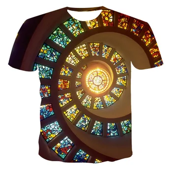 2020 novo 3D Poletje T-shirt povzetek Moški ženske Anime Print majica s kratkimi rokavi Moški T-shirt Street Nositi XXS-6XL